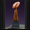 Football on Stand (3"x10 1/2")